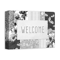 Spring Floral Patchwork 1 11" x 14" Canvas Wall Art