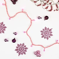 100ct Pink LED Wide Angle Valentine's Day Lights 33ft Pink Wire