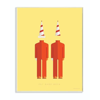 Stupell Industries Pet Shop Boys Fashion Design Wall Plaque