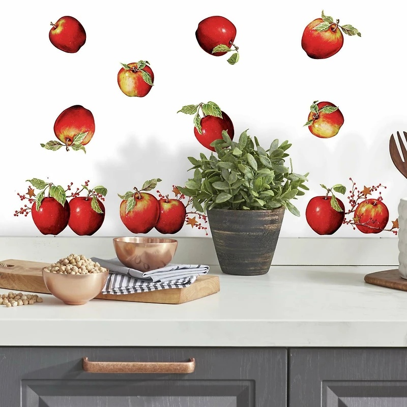 RoomMates Country Apples Peel & Stick Wall Decals