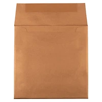 JAM Paper 6.5" x 6.5" Copper Stardream Metallic Invitation Envelopes, 25ct.