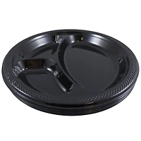 JAM Paper 10.25" Divided Plastic Party Plates