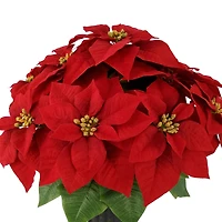 24" Red Poinsettia Urn by Ashland®