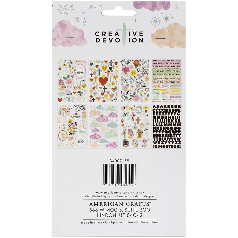 Creative Devotion Draw Near Sticker Book 8/Sheets-W/Gold Foil Accents, 418/Pkg