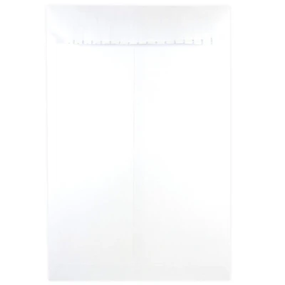 JAM Paper 10" x 15" White Open End Envelopes, 500ct.