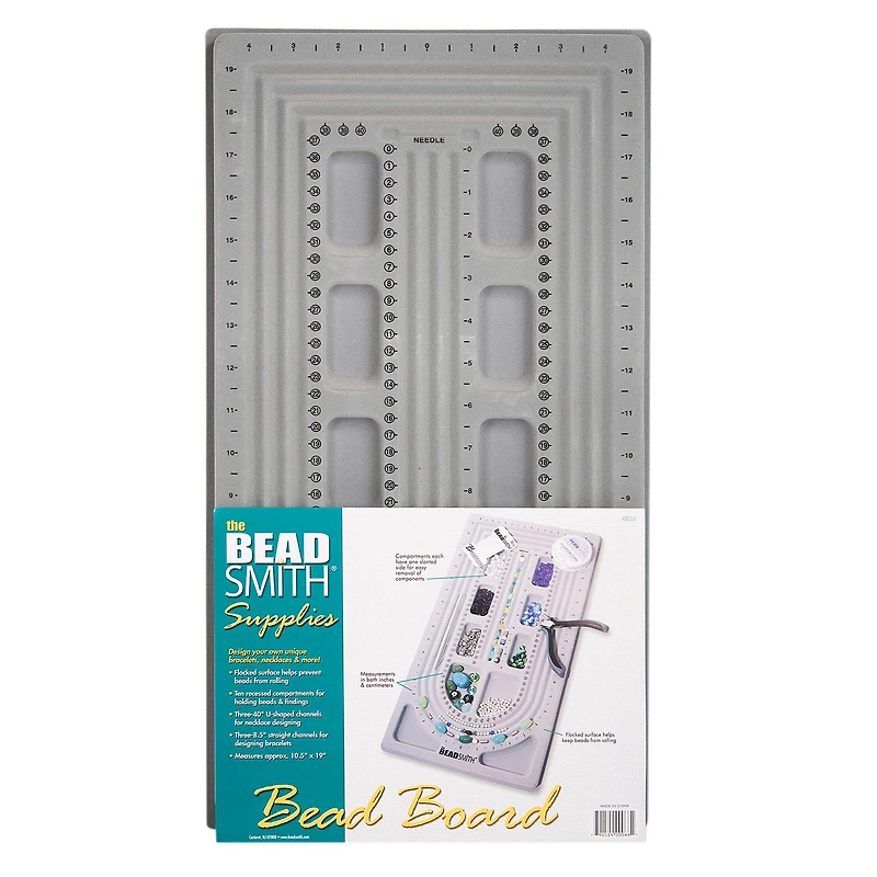 The Beadsmith® U-Channel Bead Board, 12" x 8.5"