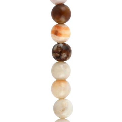 Fire Agate Round Beads, 8mm by Bead Landing™