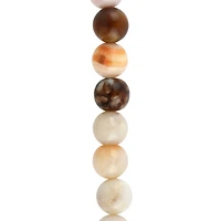 Fire Agate Round Beads, 8mm by Bead Landing™