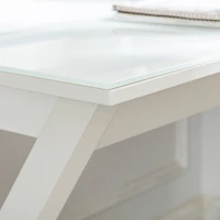 Walker Edison 48" White Modern Wood Computer Desk