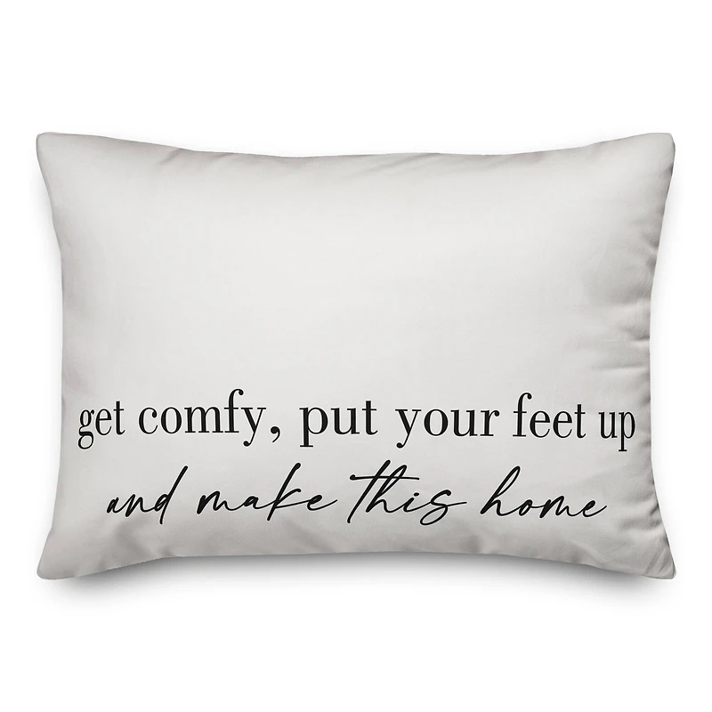 20" x 14" Get Comfy Indoor/Outdoor Throw Pillow