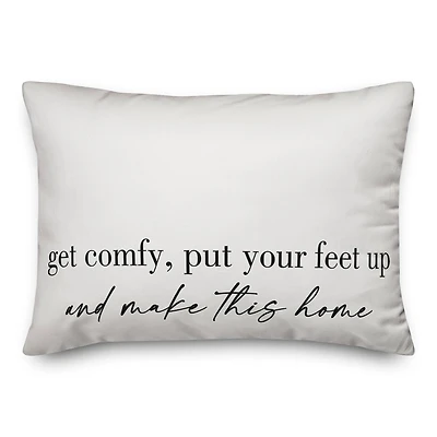 20" x 14" Get Comfy Indoor/Outdoor Throw Pillow
