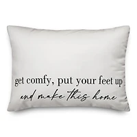 20" x 14" Get Comfy Indoor/Outdoor Throw Pillow