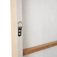 Gray Wooden Abstract Textured Framed Wall Art with Black Distressing