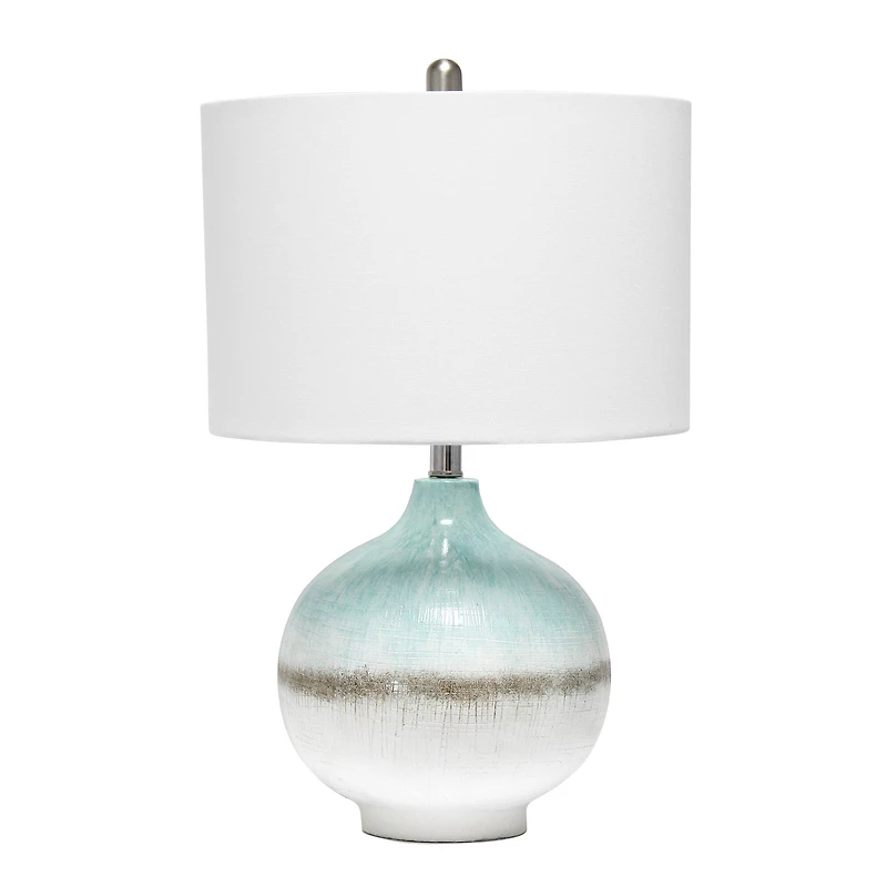 Lalia Home Bayside Horizon 24" Table Lamp with Fabric Shade