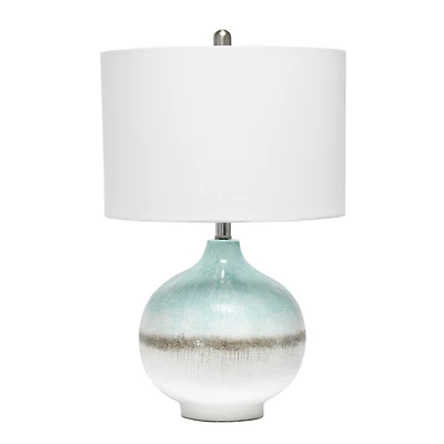 Lalia Home Bayside Horizon 24" Table Lamp with Fabric Shade