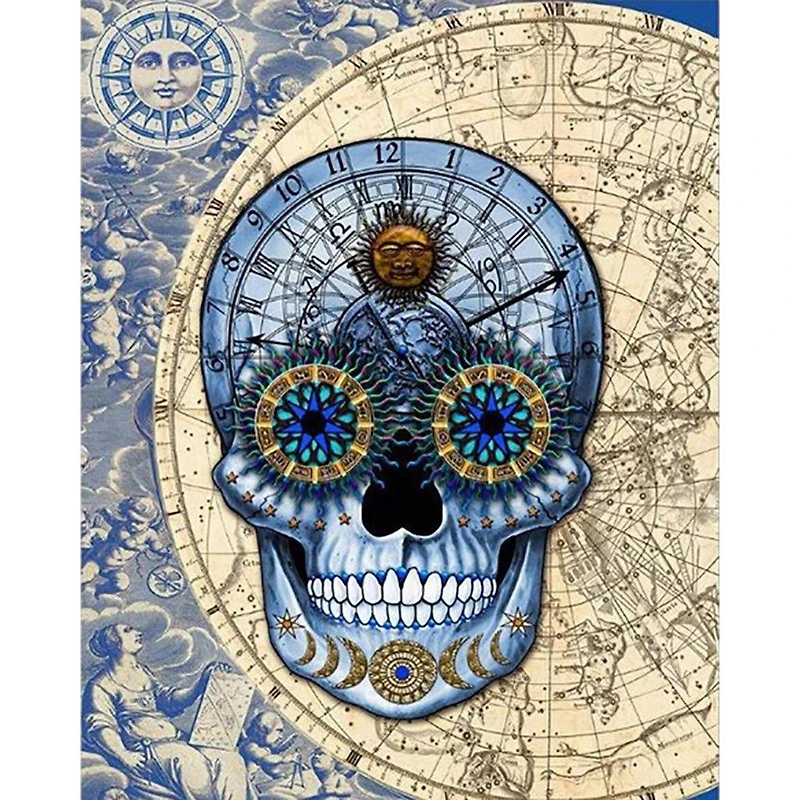 Crafting Spark Astrology Skull Diamond Painting Kit