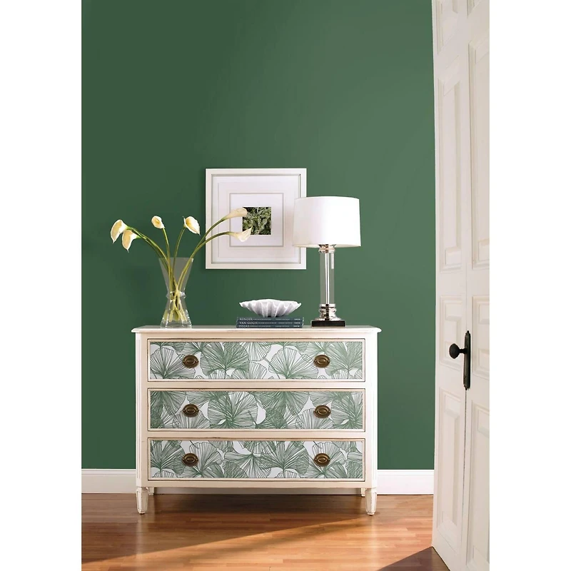 RoomMates Gingko Leaves Peel & Stick Wallpaper