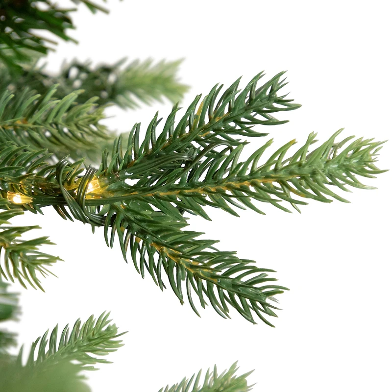 7.5ft. Pre-Lit Real Touch™️ Riverton Fir Artificial Christmas Tree, Clear LED Lights