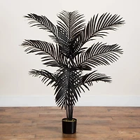 4ft. Artificial Halloween Black Paradise Palm Tree