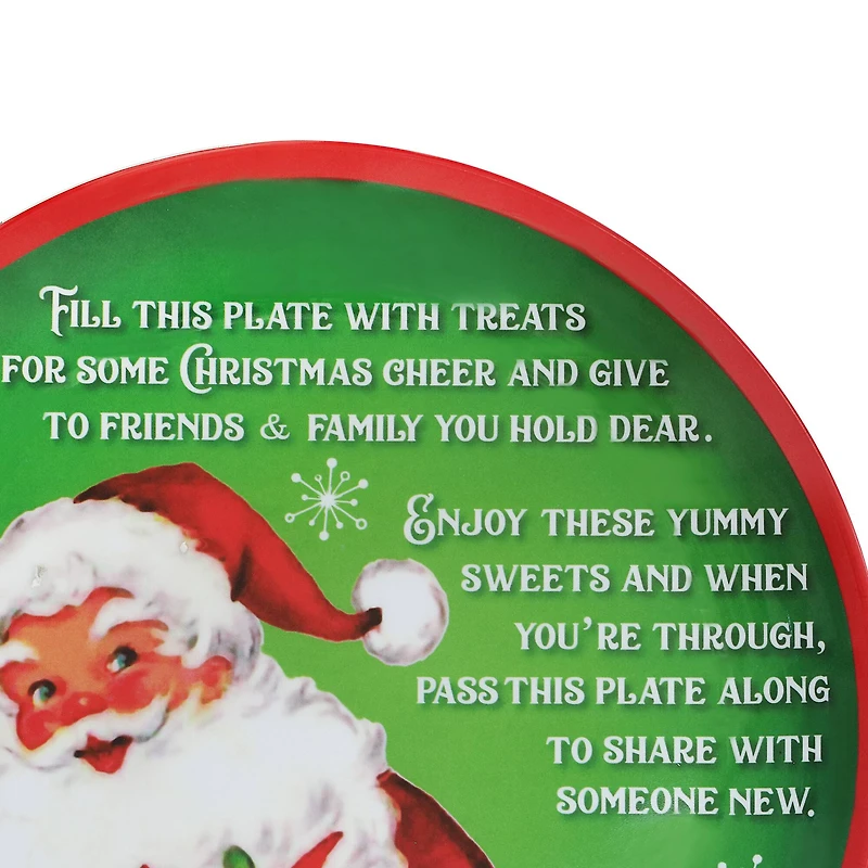 Mr. Christmas 12" Santa's Giving Plate