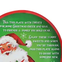 Mr. Christmas 12" Santa's Giving Plate