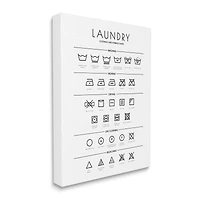 Stupell Industries Laundry Cleaning Symbols Wall Art