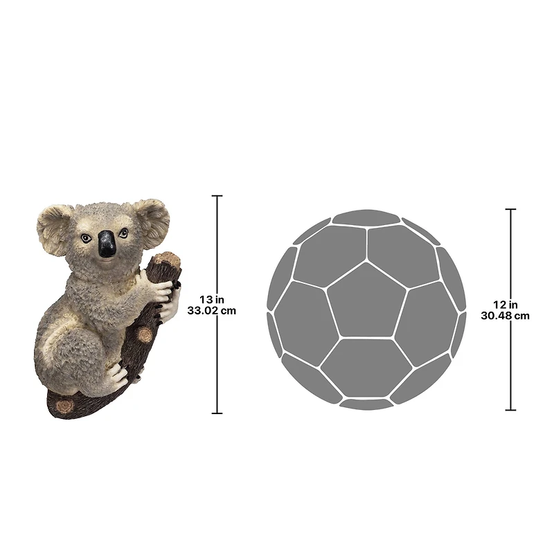 Design Toscano 13" Kouta the Climbing Koala Sculptures, 2ct.