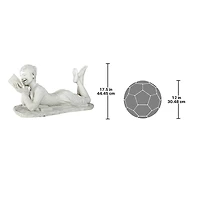 Design Toscano 17.5" Tall Glenda the Reading Girl Garden Statue