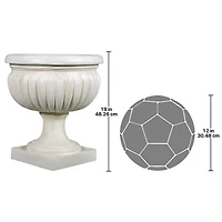 Design Toscano 19" Palazzo Pitti Architectural Garden Urn