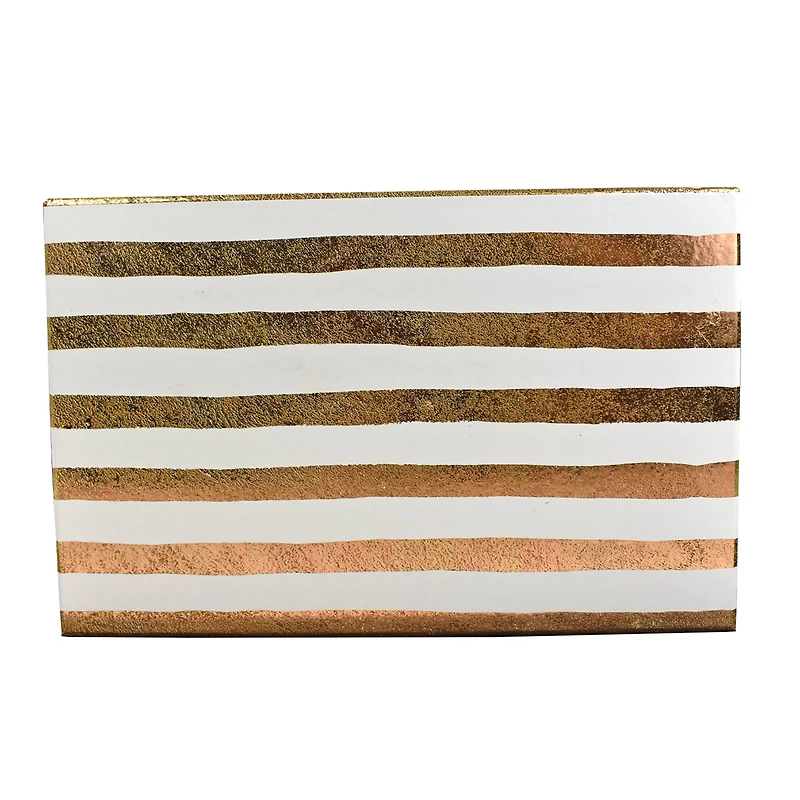 13" White & Gold Decorative File Box by Ashland®