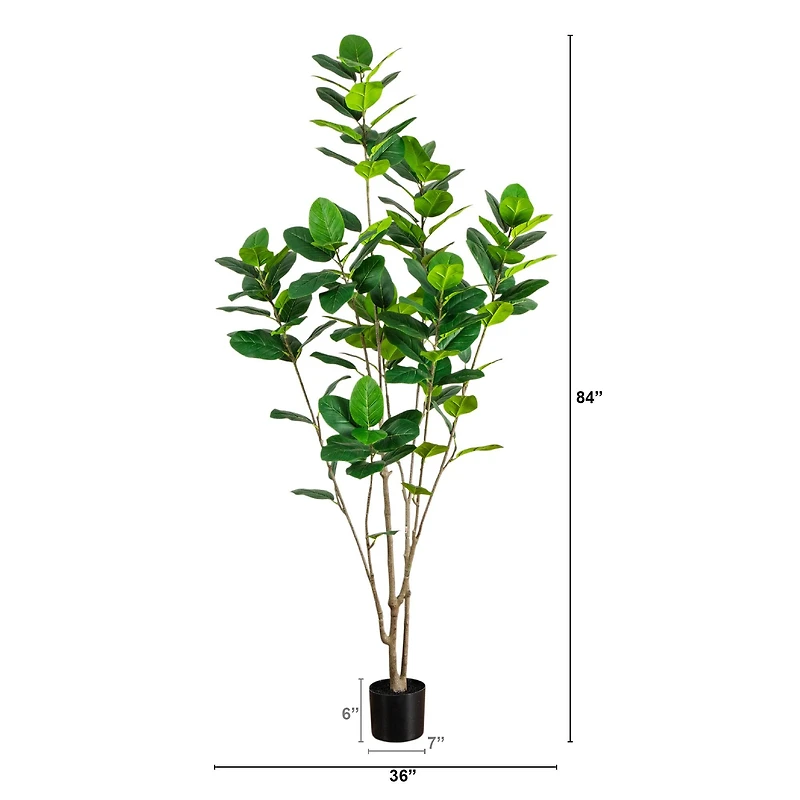 7ft. Artificial Minimalist Audrey Ficus Tree