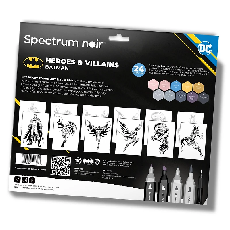 Spectrum Noir™ Pro Fan-Art Batman Kit