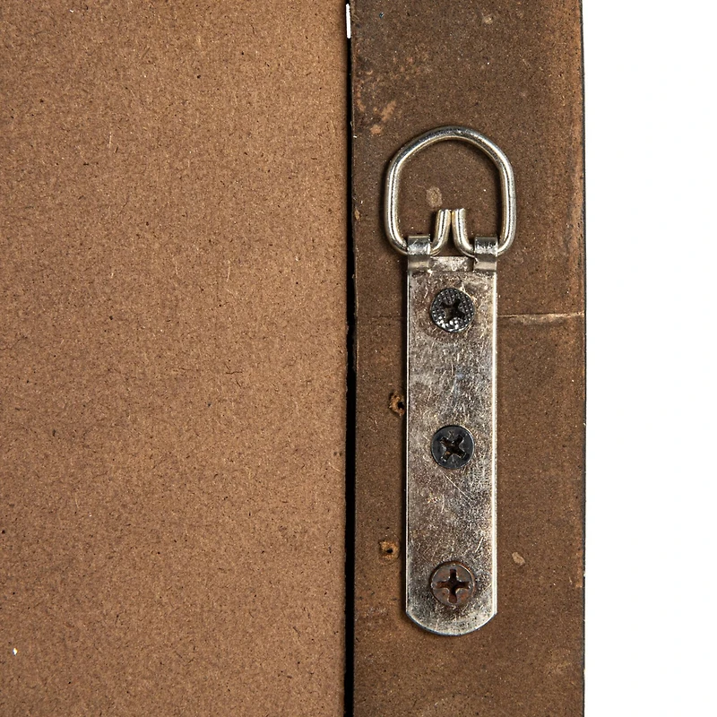 44" Black Oval Wood-Framed Mirror with Curved Border