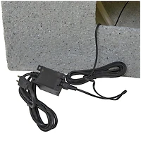 43.5" Light Gray Fiberglass 4-Tier Fountain with LED Light