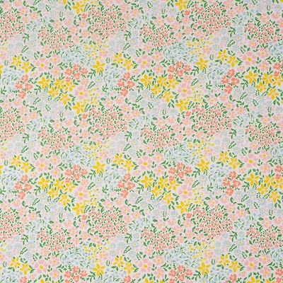 SINGER Modern Packed Flowers Cotton Fabric