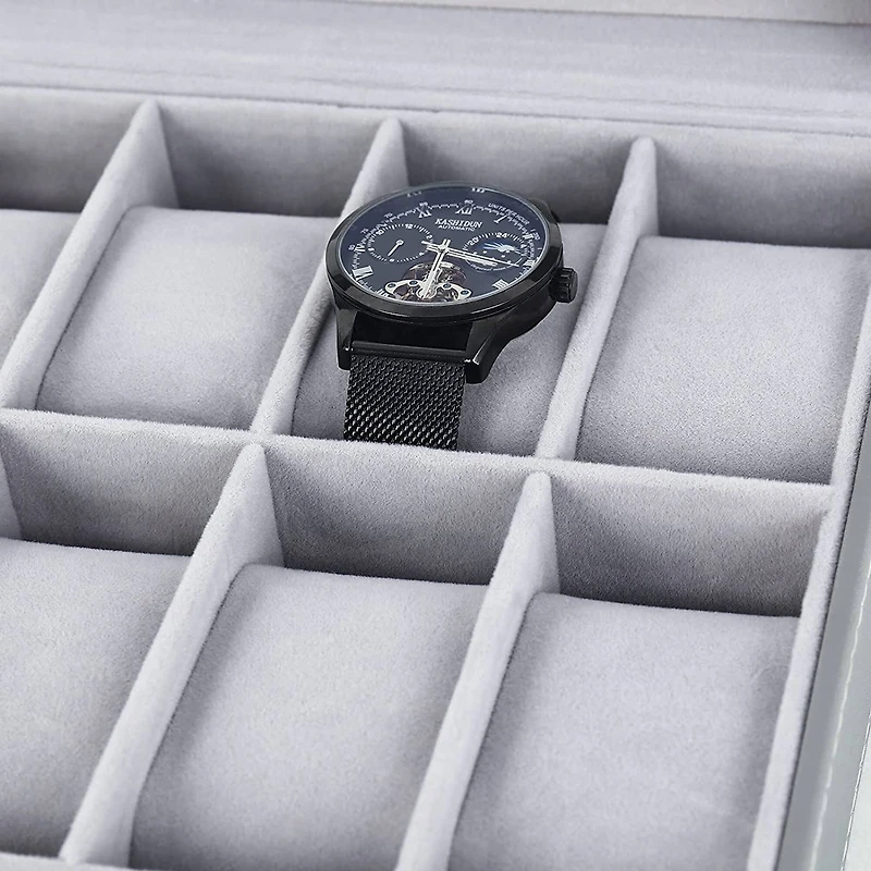 Anchor Gray Dozen Leather Watch Box