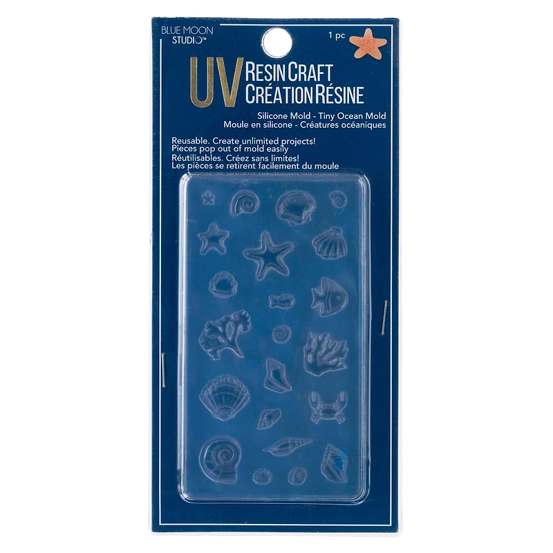 Blue Moon Studio™ UV Resin Craft Silicone Tiny Ocean Mold