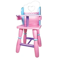 Lissi Dolls Wooden Baby Doll High Chair