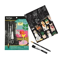Brea Reese™ 6" x 8" Cozy at Home Scratch Art Paper Pad