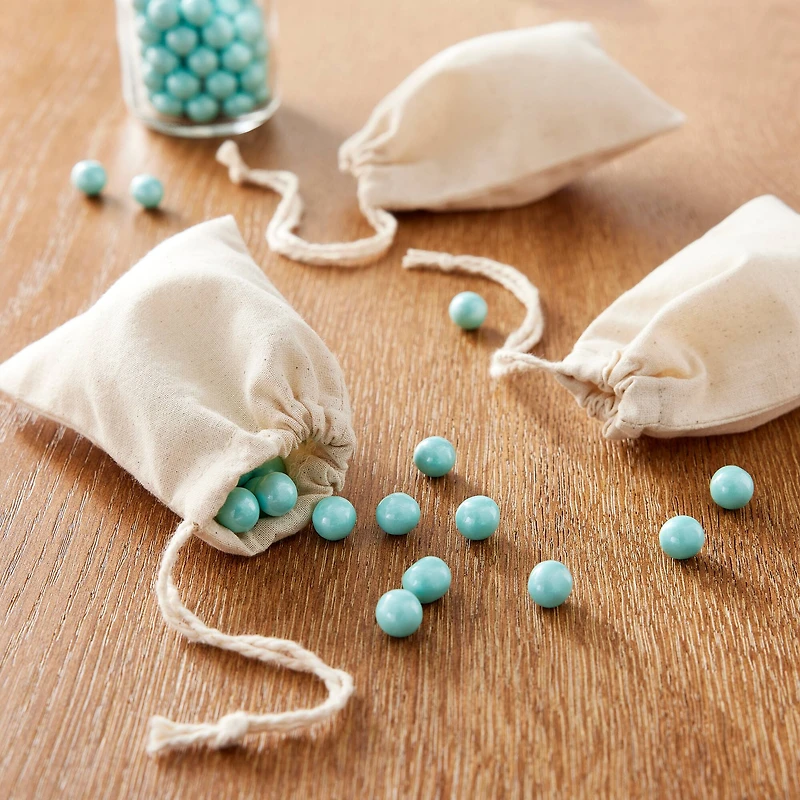 Cream Favor Muslin Bags by Celebrate It