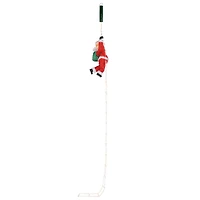 Mr. Christmas 10ft. Rope Ladder with Outdoor Animated Climbing Santa