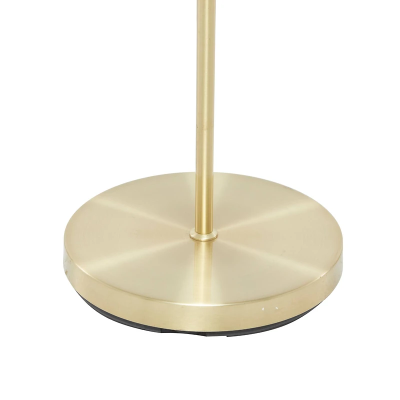 Gold Iron Modern Floor Lamp, 67" x 10" x 10"