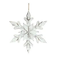 6 Pack 14" Snowflake Wood Ornaments