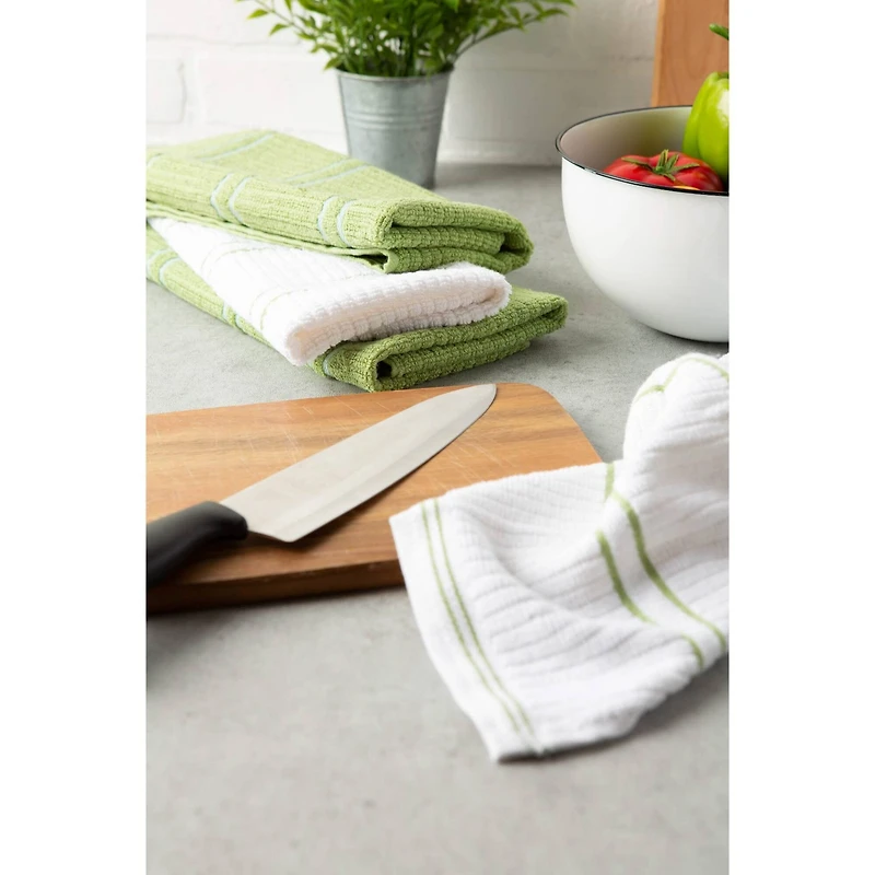 DII® Striped Ribbed Terry Dish Towels