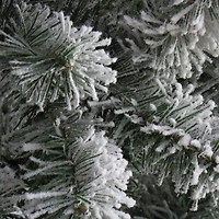 7.5ft. Unlit Snowy North Valley® Spruce Artificial Christmas Tree