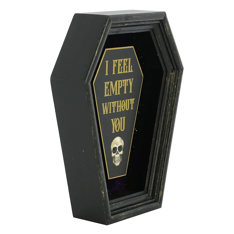 8" Empty Without You Coffin Tabletop Décor by Ashland®