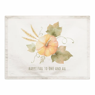 Happy Fall Pumpkin Polyester Twill Placemat