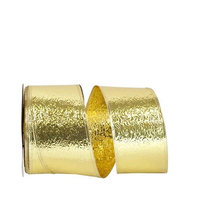 JAM Paper 2.5" Metallic EZ Wired Cracked Ice Ribbon