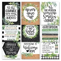Hadley Designs 11" x 14" Boho Farmhouse Growth Mindset Classroom Décor Posters Set