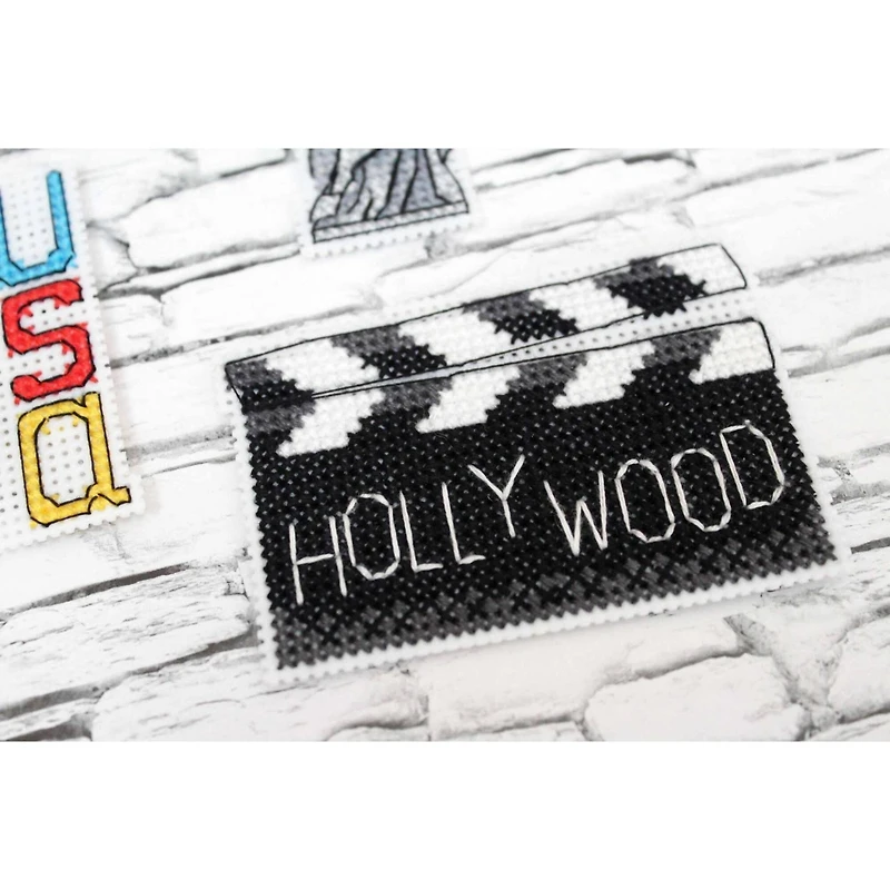 MP Studia America Plastic Canvas Counted Cross Stitch Kit